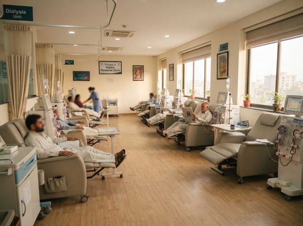dialysis treatment room in clinic 202607281504